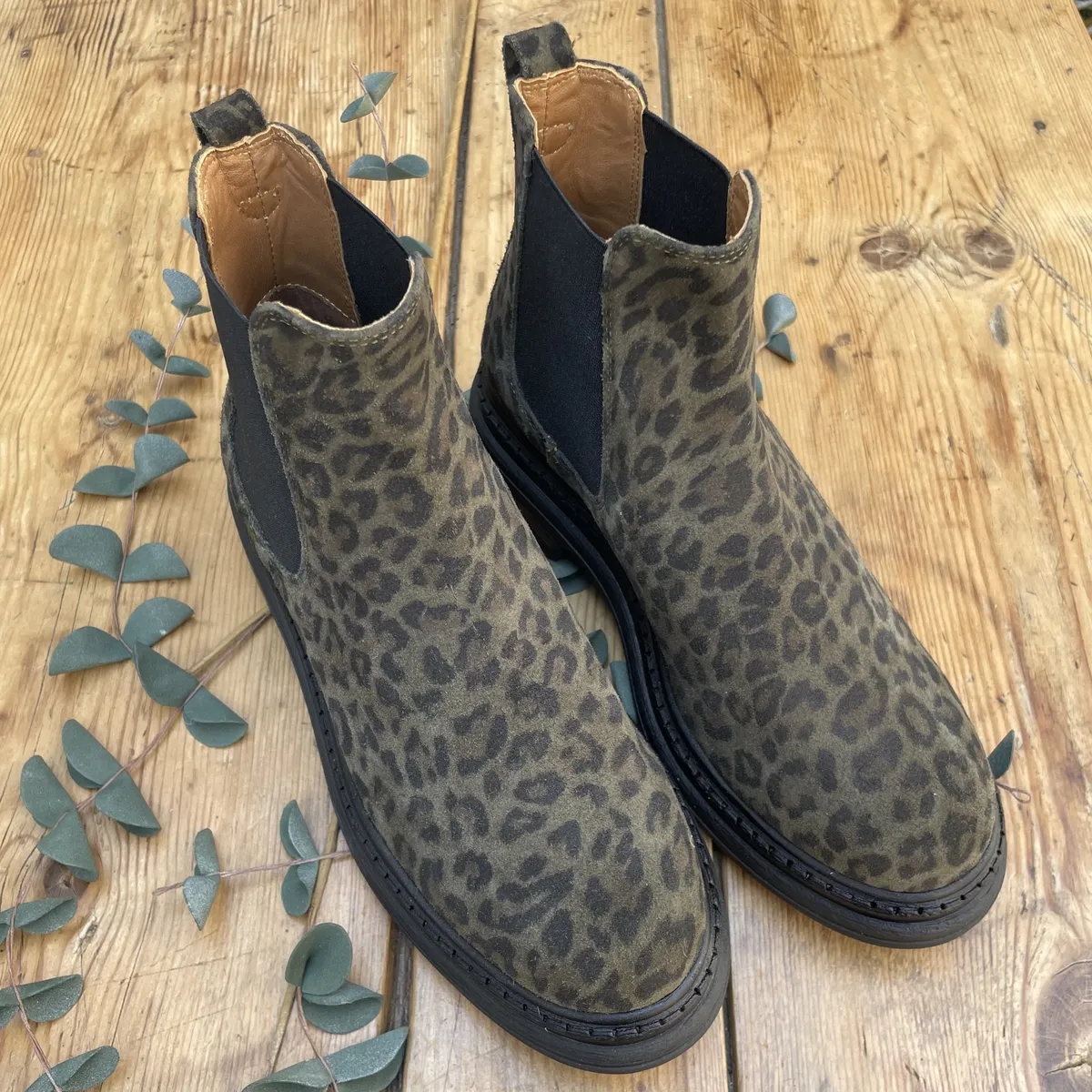 Bottine ALIWELL KAKI LEO