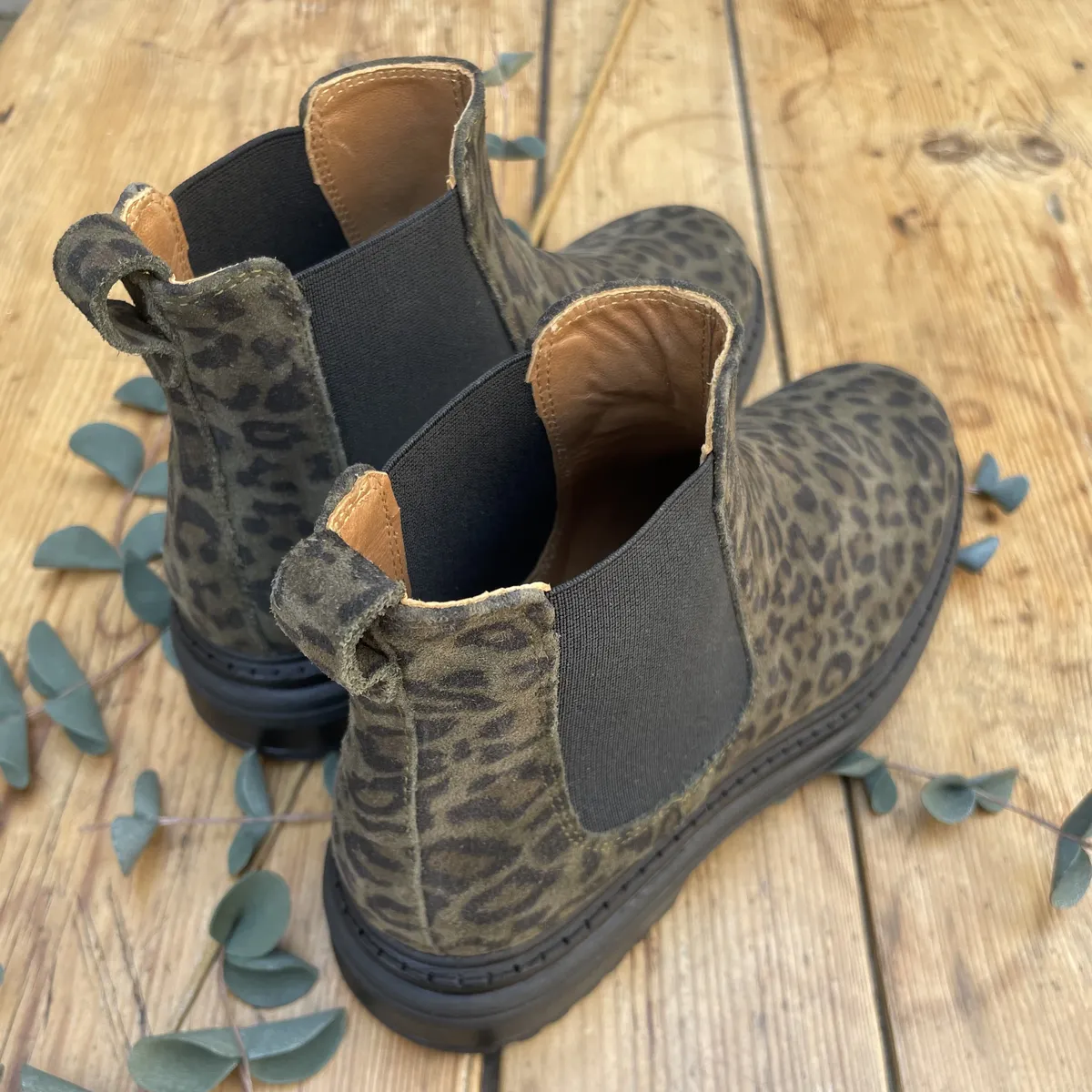 Bottine ALIWELL KAKI LEO – Image 2