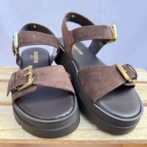 Chaussure JB DELIA VELOUR CHOCO