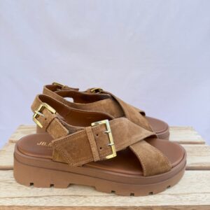 Chaussure JB DEMI VELOUR CAMEL