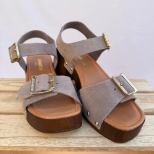 Chaussure JB APY VELOUR GALET