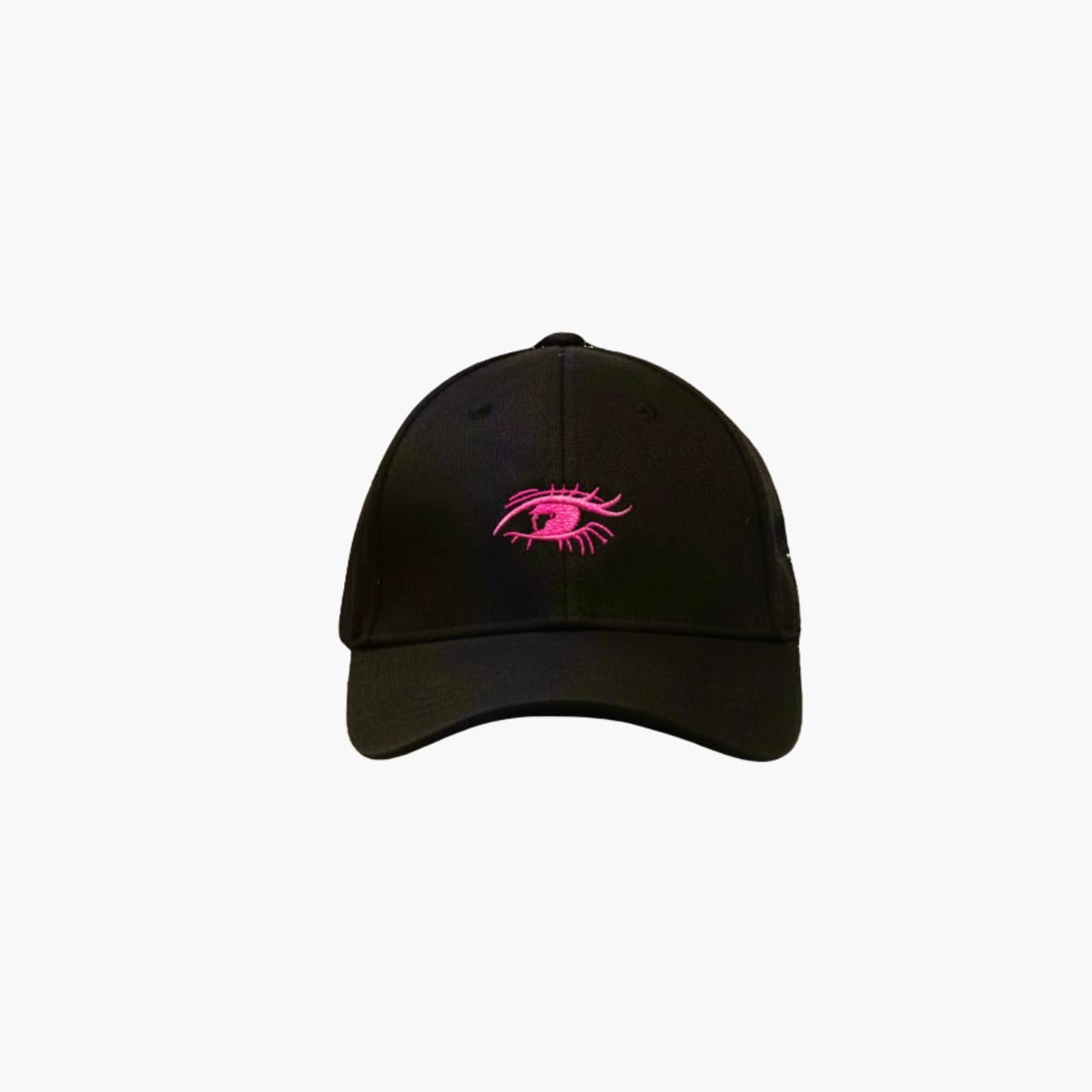 Casquette SARAH Tissu Logo Fushia